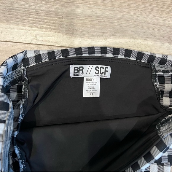 Beach Riot Off The Shoulder Gingham One Piece - Picture 5 of 6